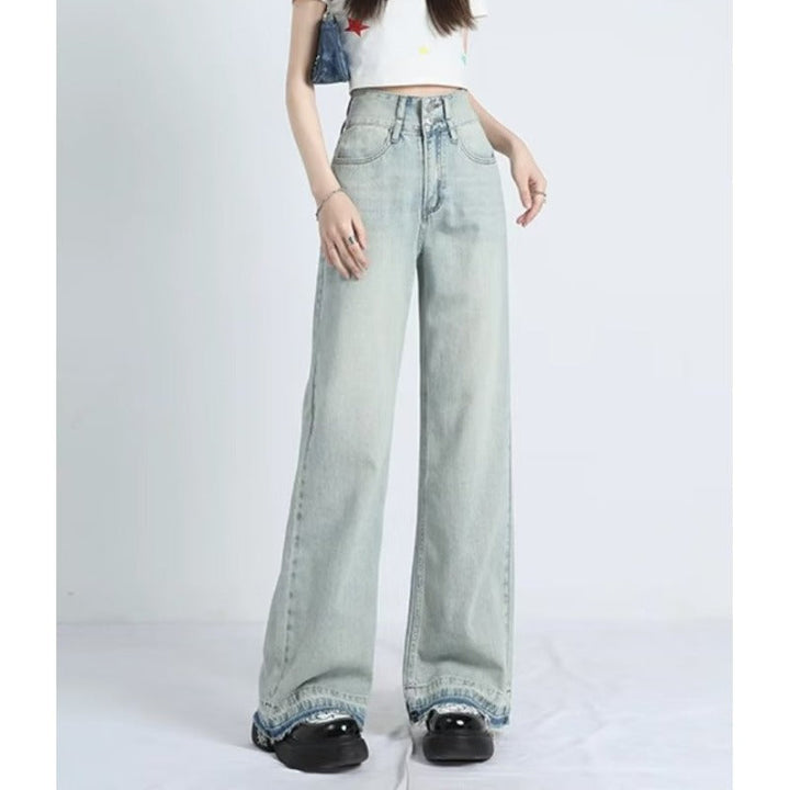 MAVINA™ – Summer Loose Fit Hem Jeans | Elina Dublin