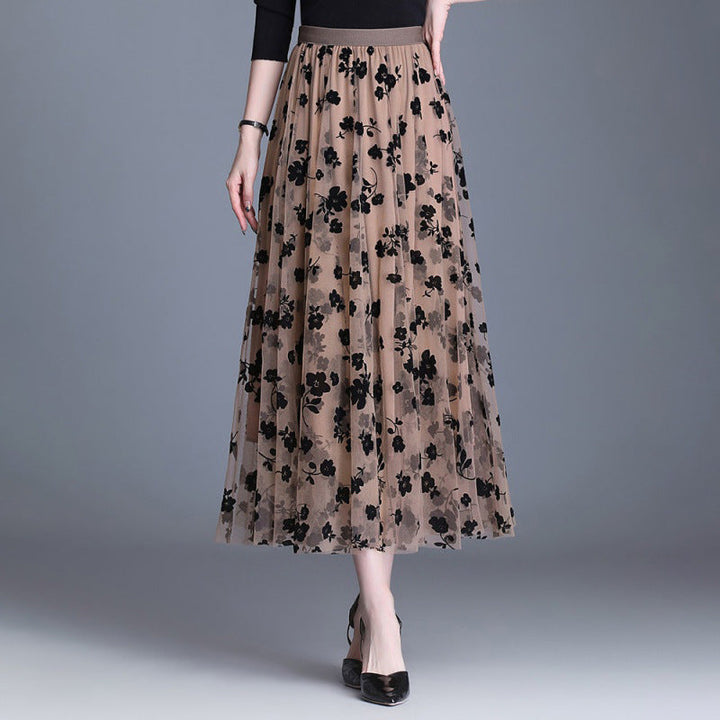 ADELINE™ – Chic Floral Midi Skirt | Elina Dublin