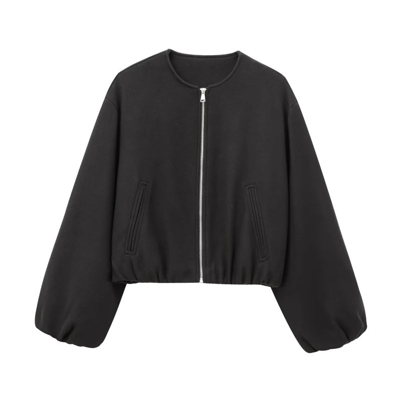ARMINDA™ – Casual Balloon Sleeve Jacket | Elina Dublin