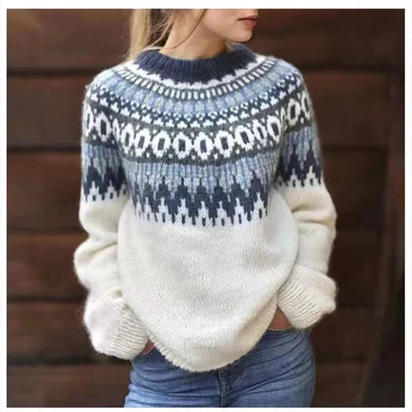 Muirscolb - Cosy Blue Jumper | Elina Dublin