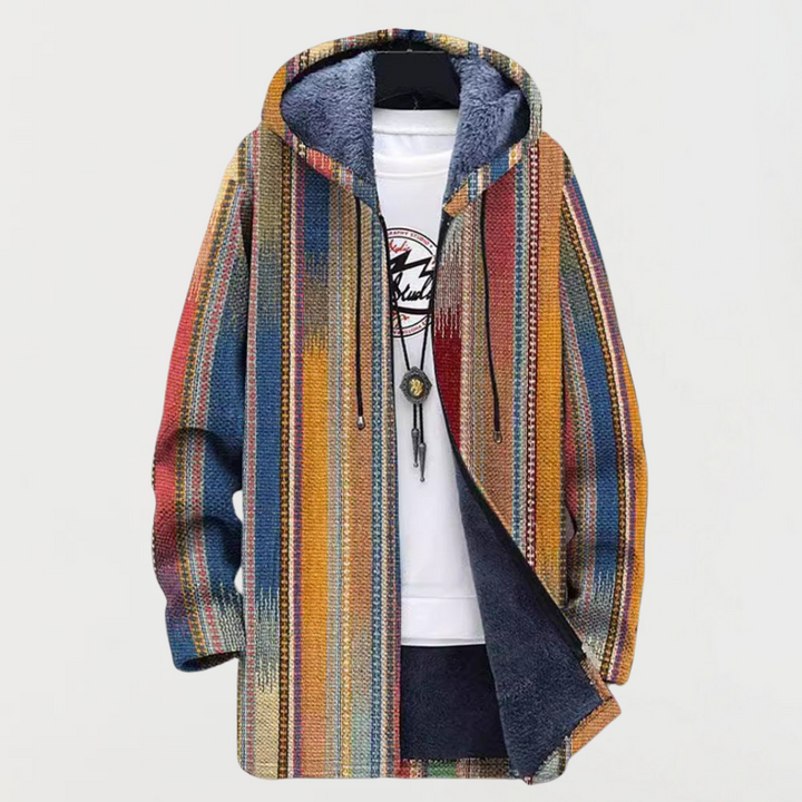 Striped Pattern Coat | Elina Dublin