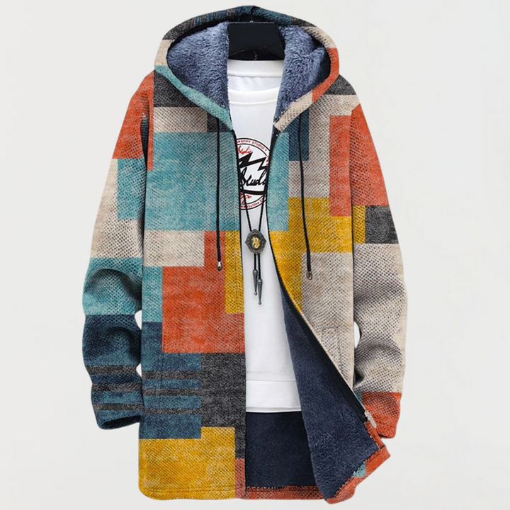 Jacket with Geometric Colour Blocks | Elina Dublin