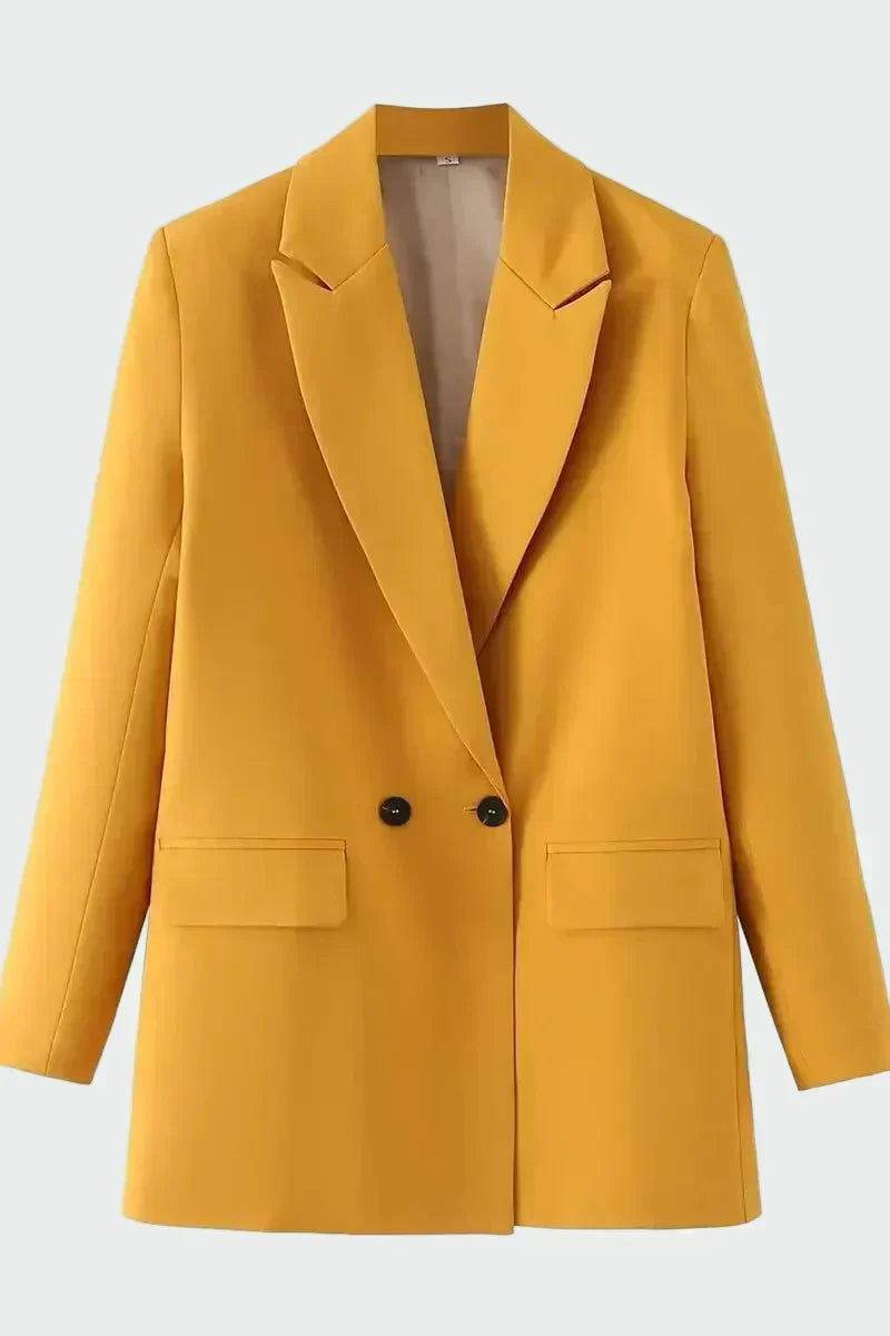 Oversized Coat with Modern Lines | Elina Dublin