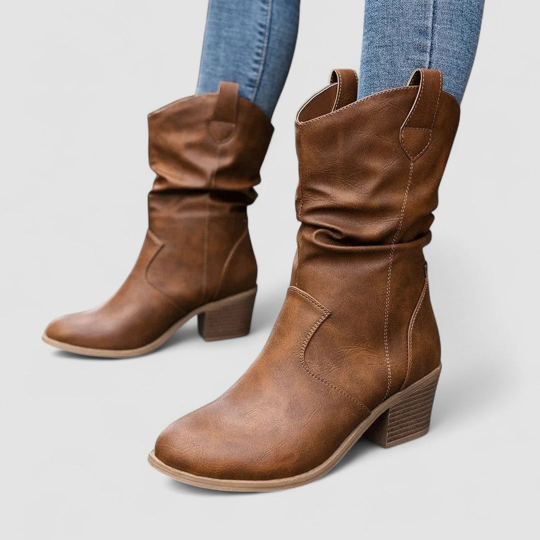 Claire | Orthopaedic Leather Boots | Elina Dublin