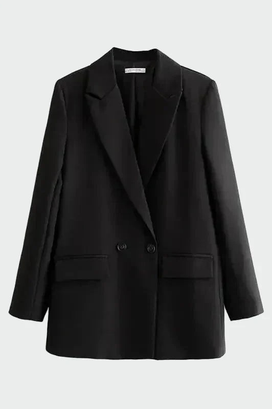 Oversized Coat with Modern Lines | Elina Dublin