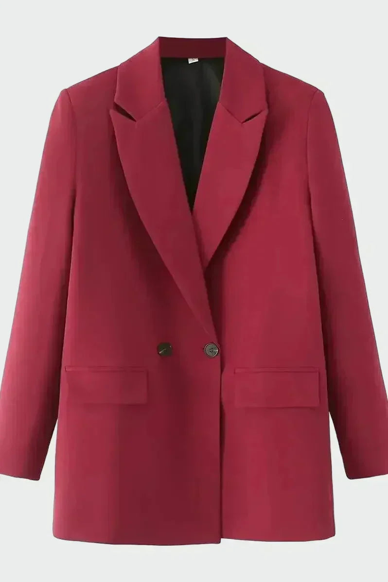 Oversized Coat with Modern Lines | Elina Dublin
