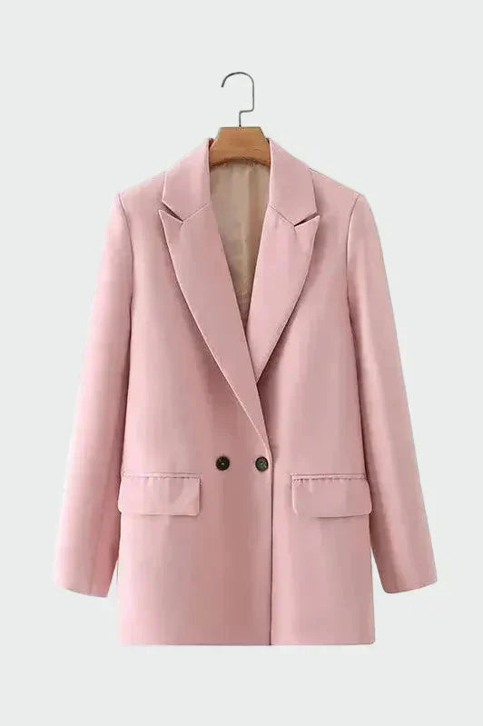Oversized Coat with Modern Lines | Elina Dublin