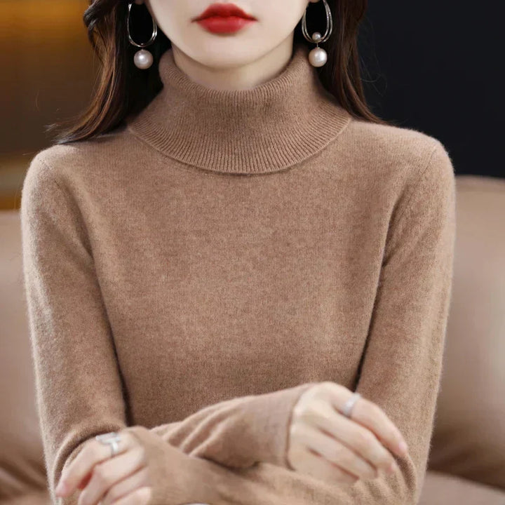 Amara - Cashmere Turtleneck Sweater | Elina Dublin
