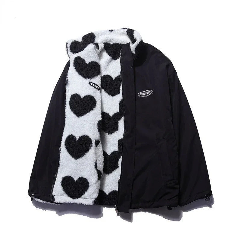Cecília - Reversible Heart Coat | Elina Dublin
