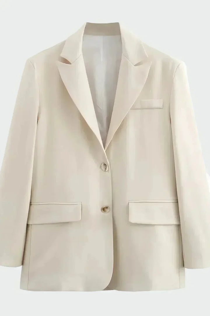 Oversized Coat with Modern Lines | Elina Dublin