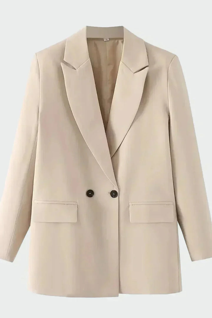 Oversized Coat with Modern Lines | Elina Dublin
