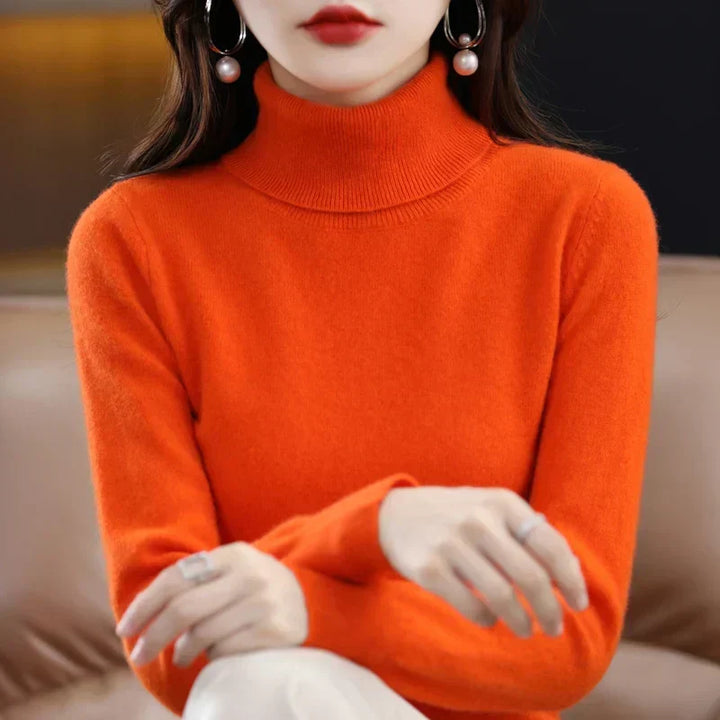 Amara - Cashmere Turtleneck Sweater | Elina Dublin