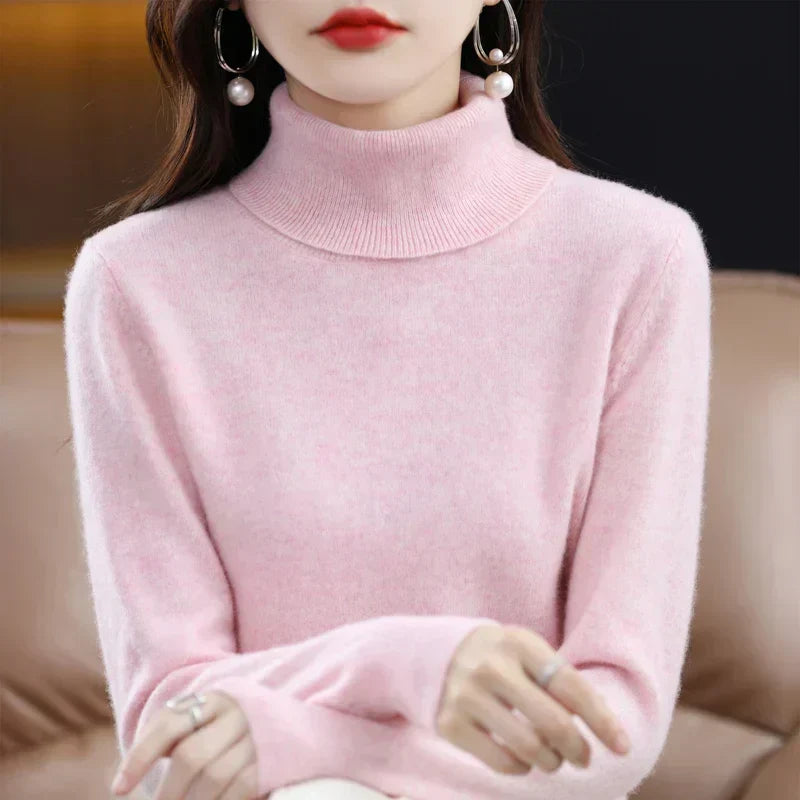 Amara - Cashmere Turtleneck Sweater | Elina Dublin