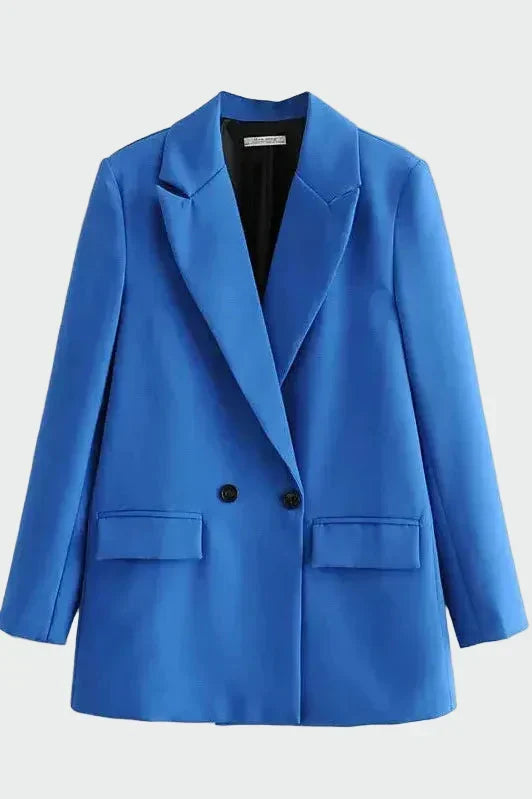 Oversized Coat with Modern Lines | Elina Dublin