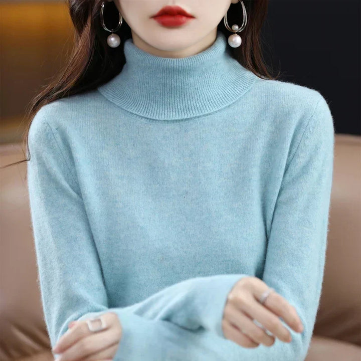 Amara - Cashmere Turtleneck Sweater | Elina Dublin