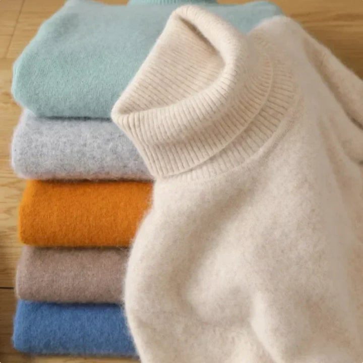 Amara - Cashmere Turtleneck Sweater | Elina Dublin