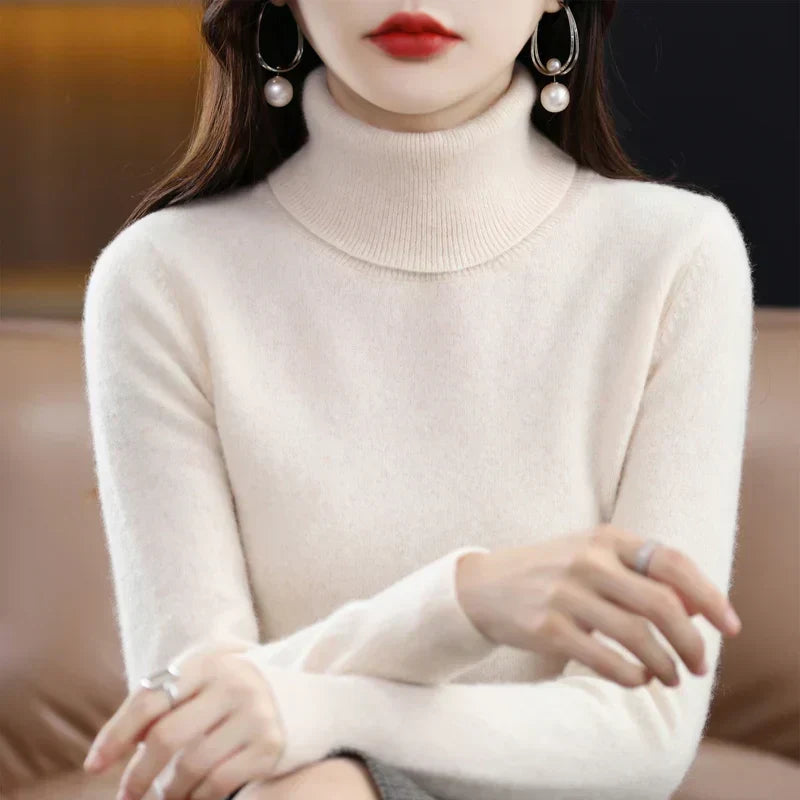 Amara - Cashmere Turtleneck Sweater | Elina Dublin