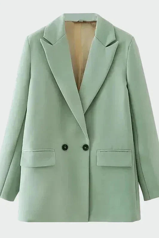 Oversized Coat with Modern Lines | Elina Dublin