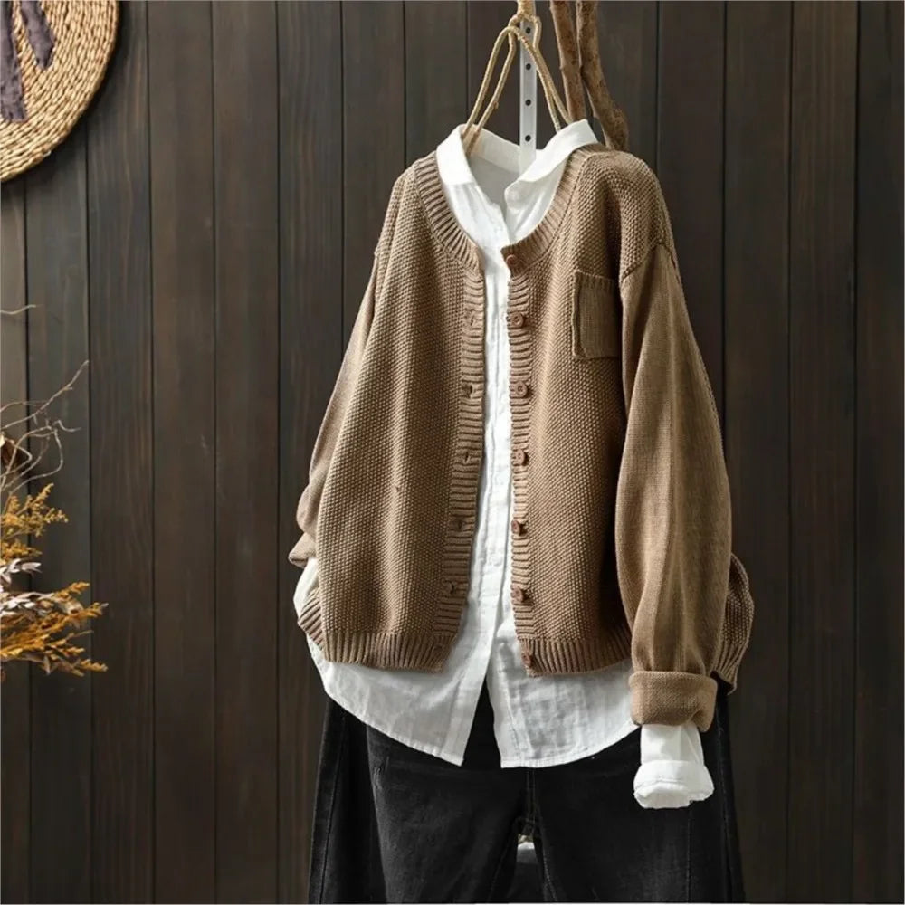 Marlene - Linen Cardigan | Elina Dublin