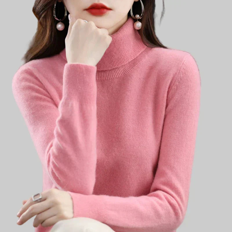 Amara - Cashmere Turtleneck Sweater | Elina Dublin