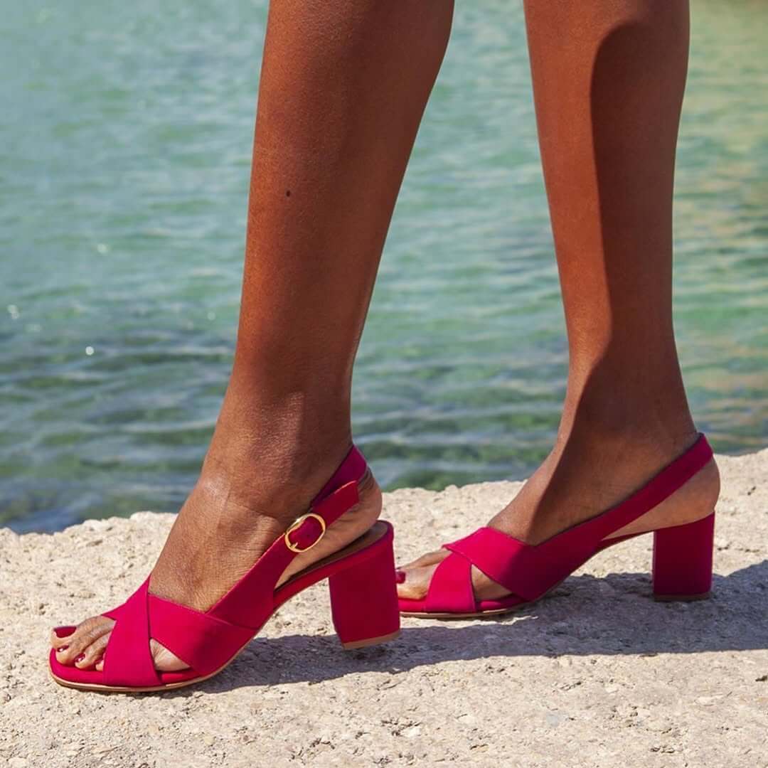 Cara - Blue Summer Sandals | Elina Dublin