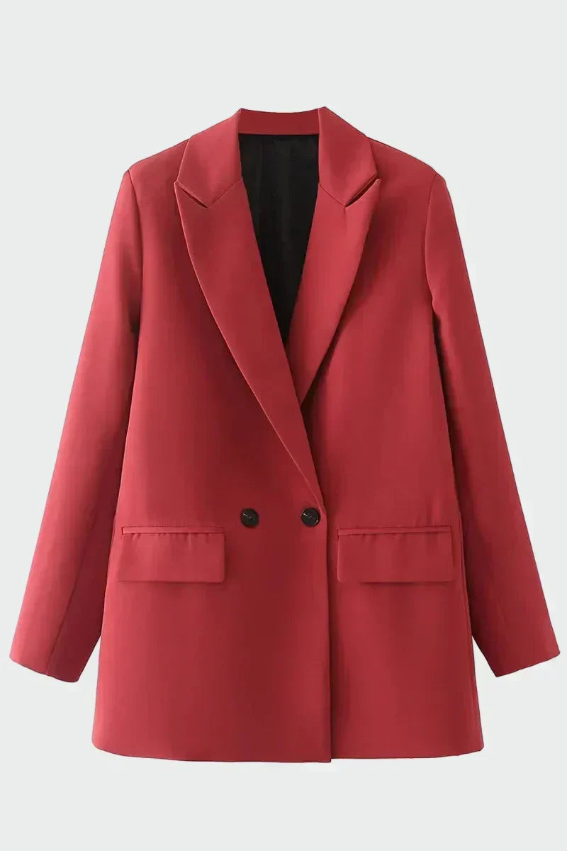 Oversized Coat with Modern Lines | Elina Dublin