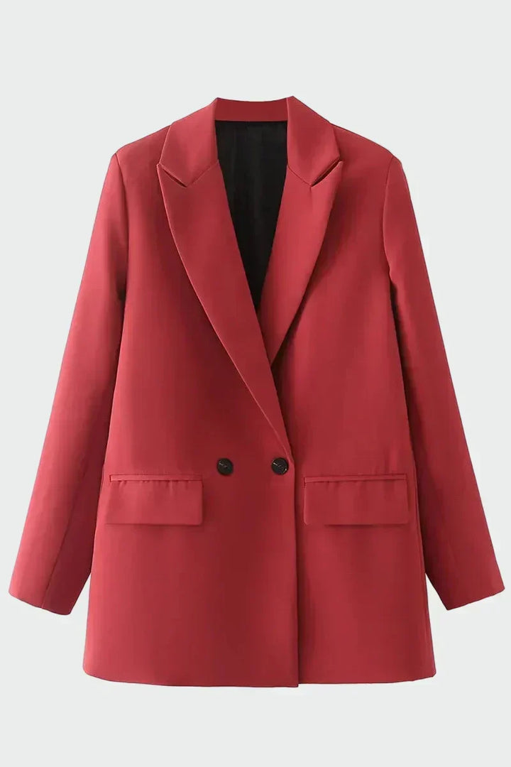 Oversized Coat with Modern Lines | Elina Dublin