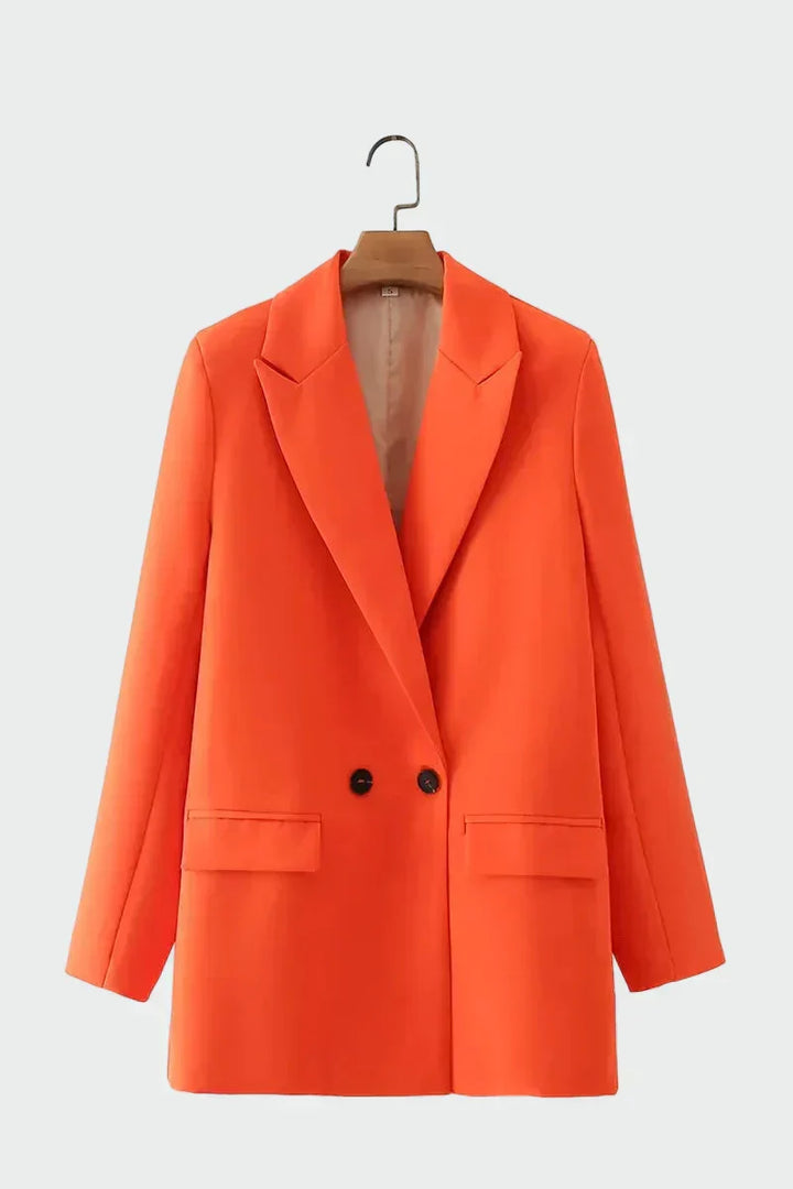 Oversized Coat with Modern Lines | Elina Dublin