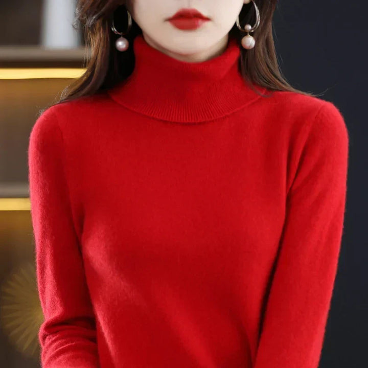 Amara - Cashmere Turtleneck Sweater | Elina Dublin