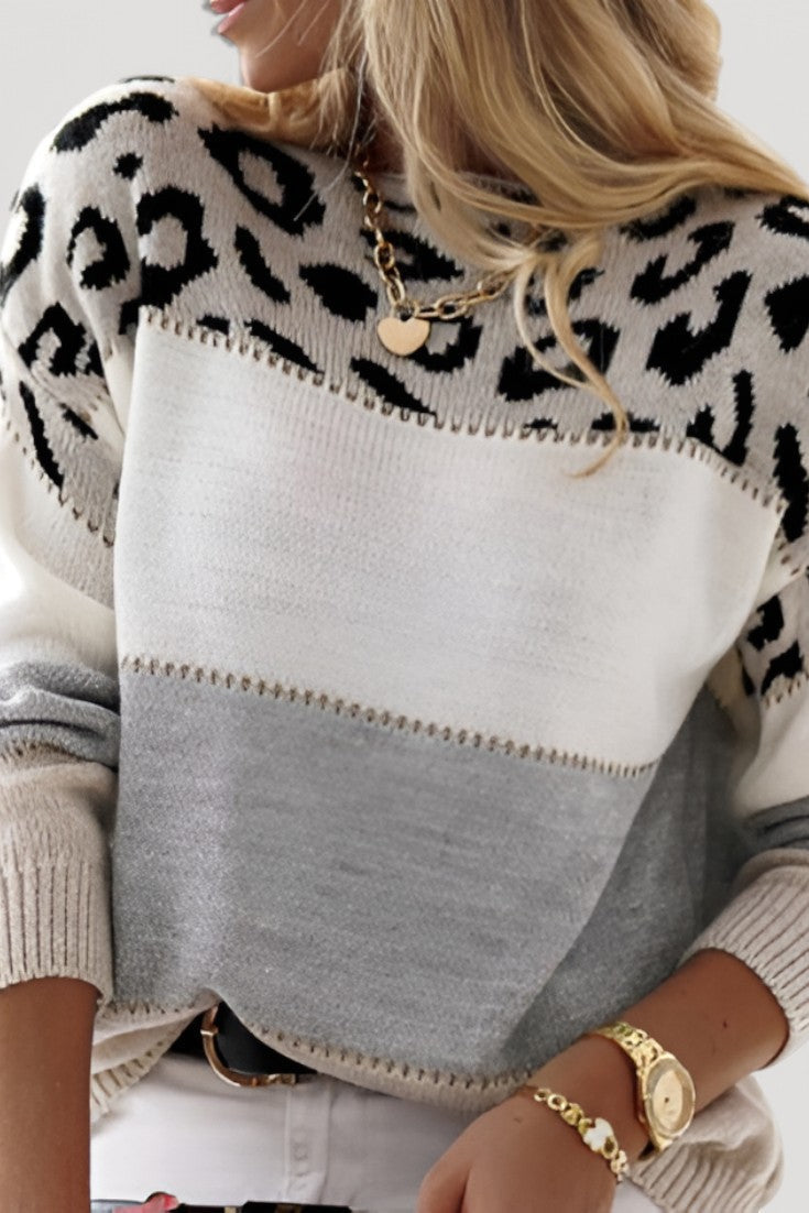 Sophie - Playful Pattern Knit Sweater | Elina Dublin