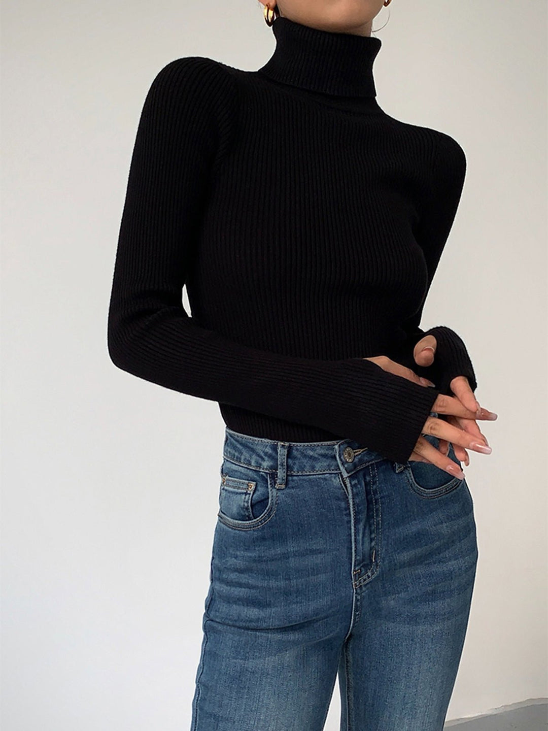 Isabella | Roll-Neck Jumper — Elina Dublin