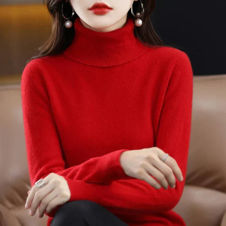 Amara - Cashmere Turtleneck Sweater | Elina Dublin