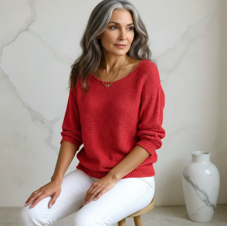 Lucienne™ - Comfortable Elegant Everyday Flowy Top | Elina Dublin