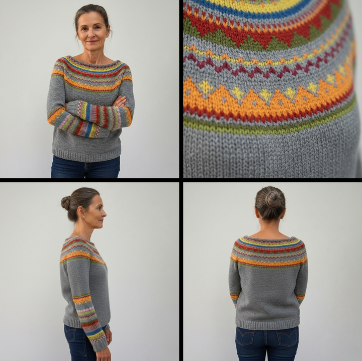 Apolline™ — Soft, Comfortable Nordic Winter Sweater | Elina Dublin