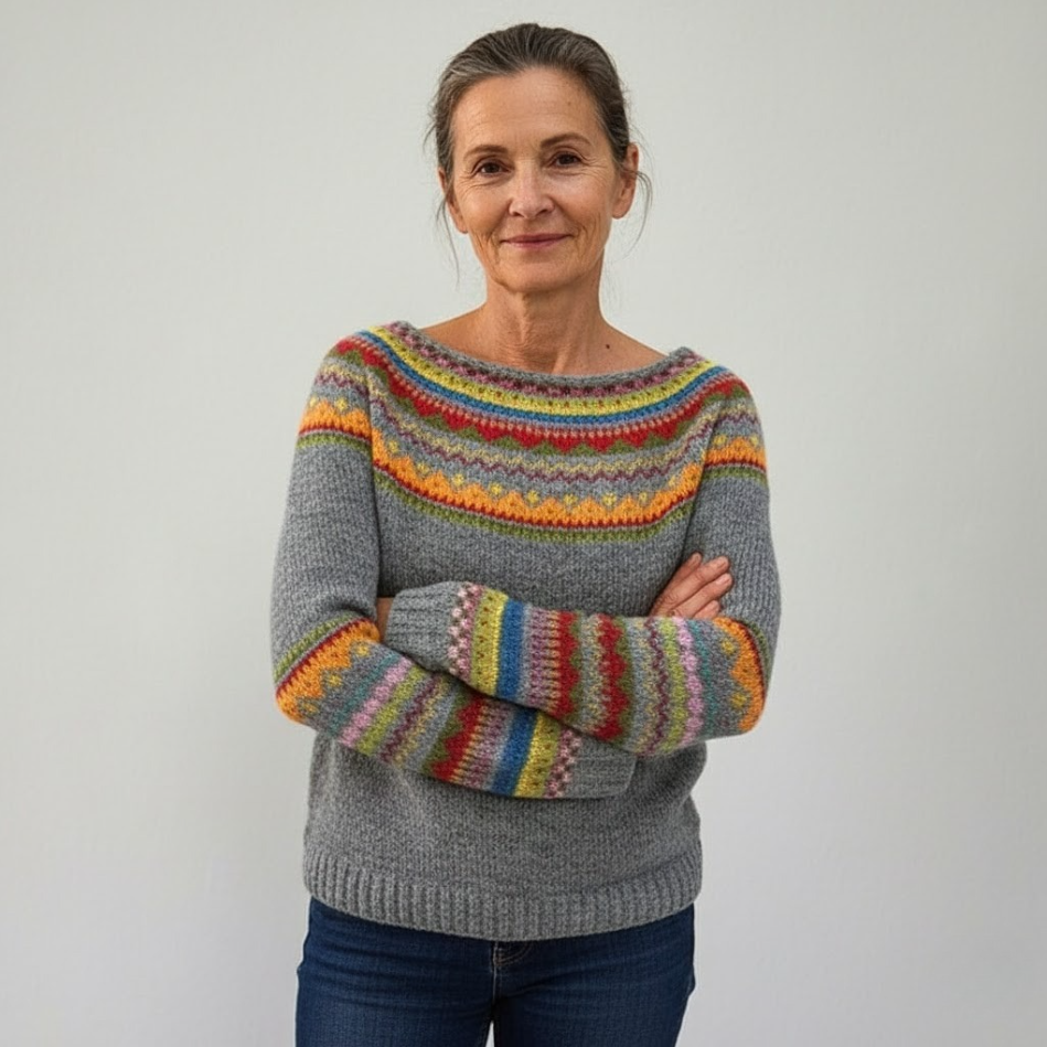 Apolline™ — Soft, Comfortable Nordic Winter Sweater | Elina Dublin