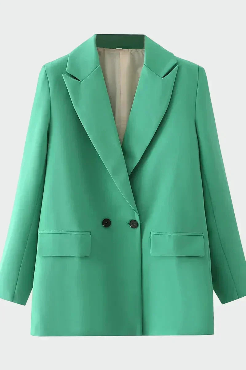 Oversized Coat with Modern Lines | Elina Dublin