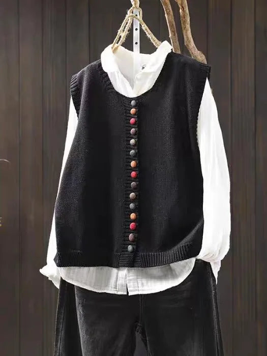 Rosália - Knitted Gilet | Elina Dublin