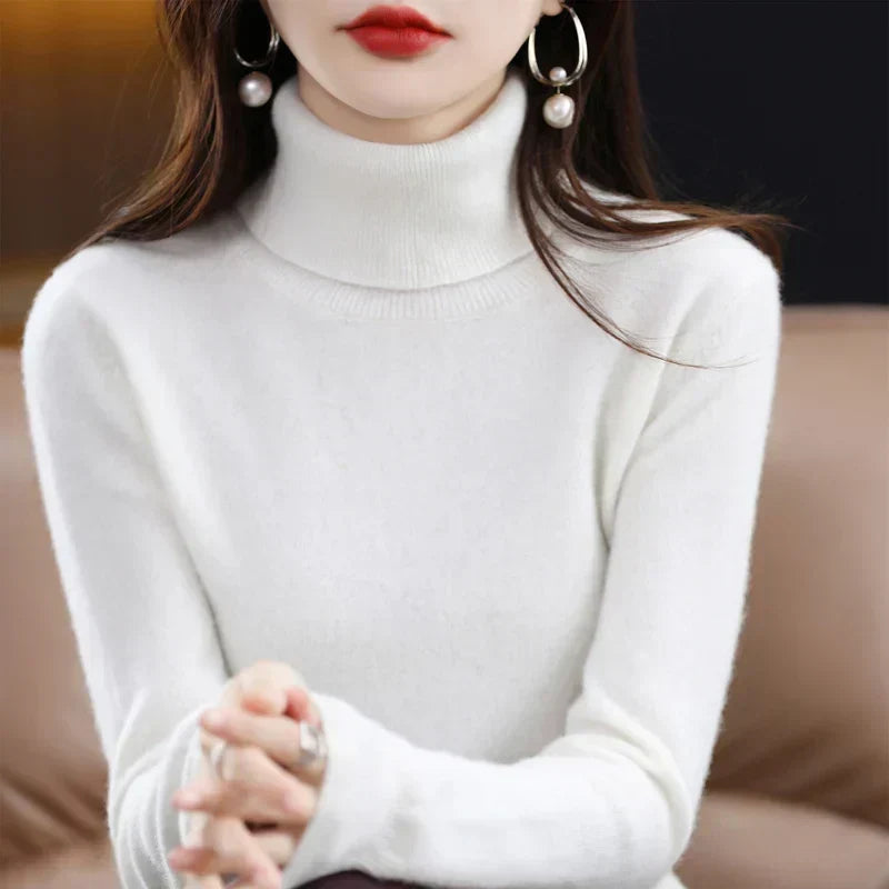 Amara - Cashmere Turtleneck Sweater | Elina Dublin
