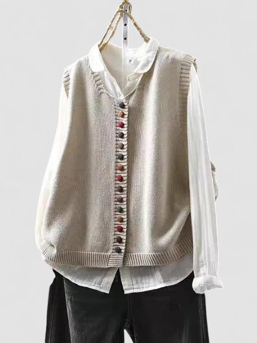 Rosália - Knitted Gilet | Elina Dublin