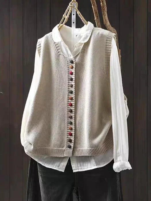 Rosália - Knitted Gilet | Elina Dublin