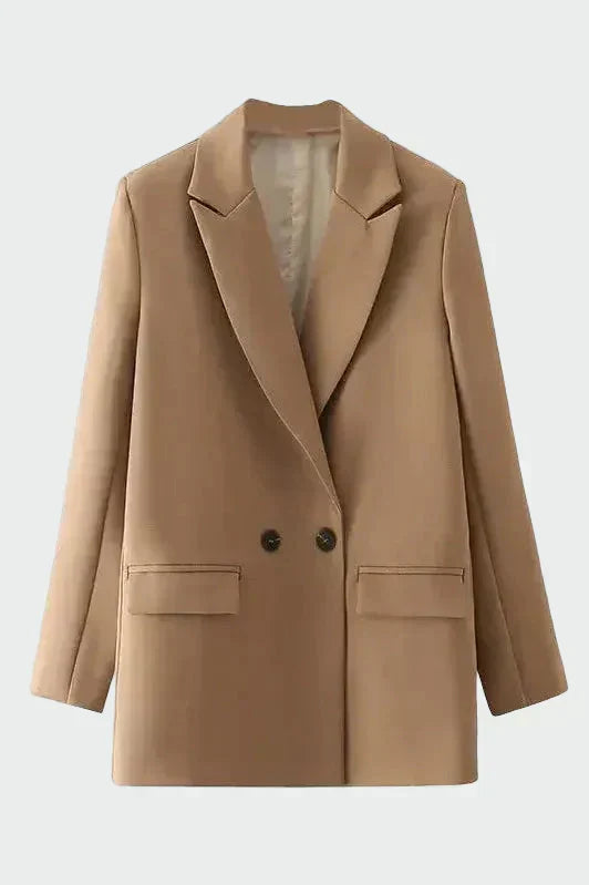 Oversized Coat with Modern Lines | Elina Dublin