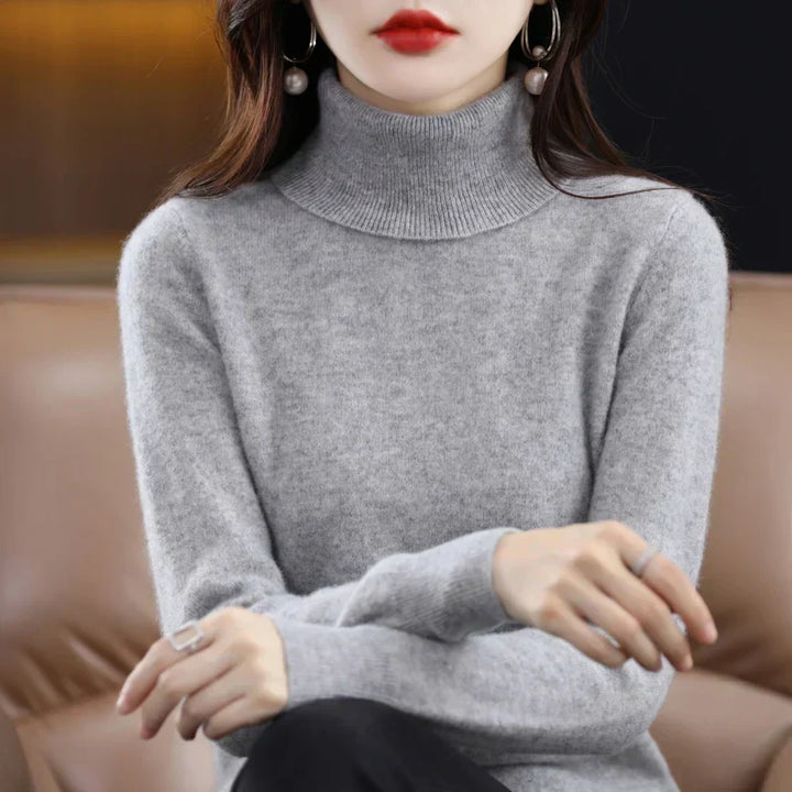 Amara - Cashmere Turtleneck Sweater | Elina Dublin