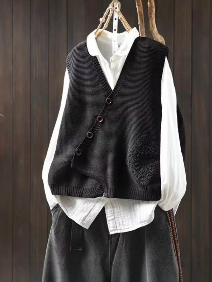 Joana - Knitted Gilet | Elina Dublin