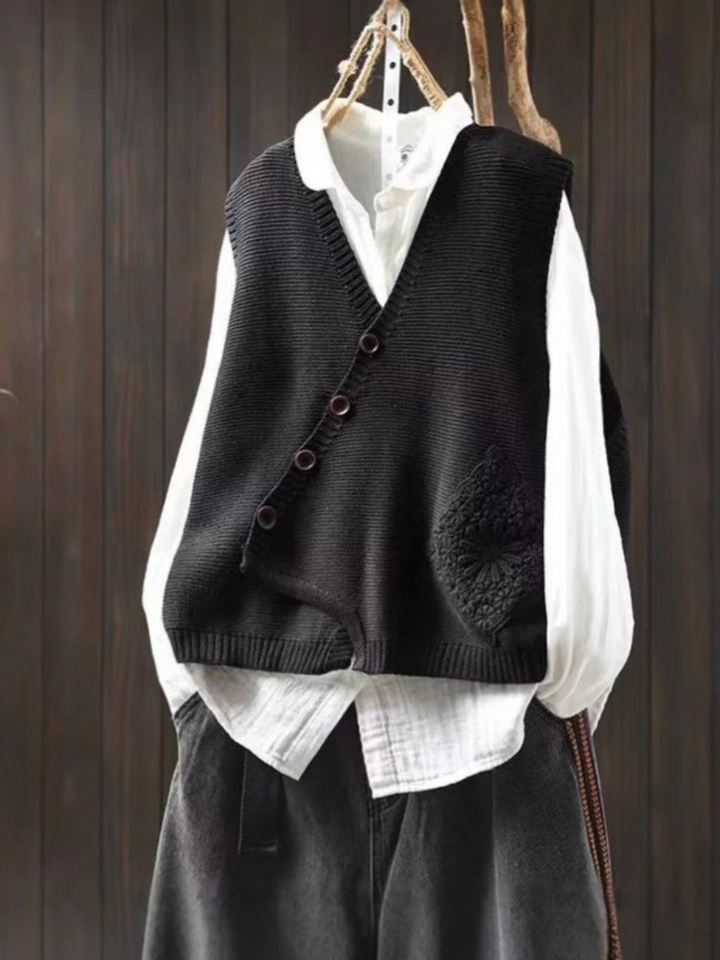 Joana - Knitted Gilet | Elina Dublin