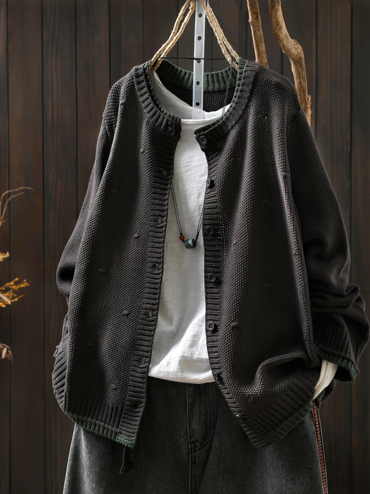 Isadora - Textured Cardigan | Elina Dublin