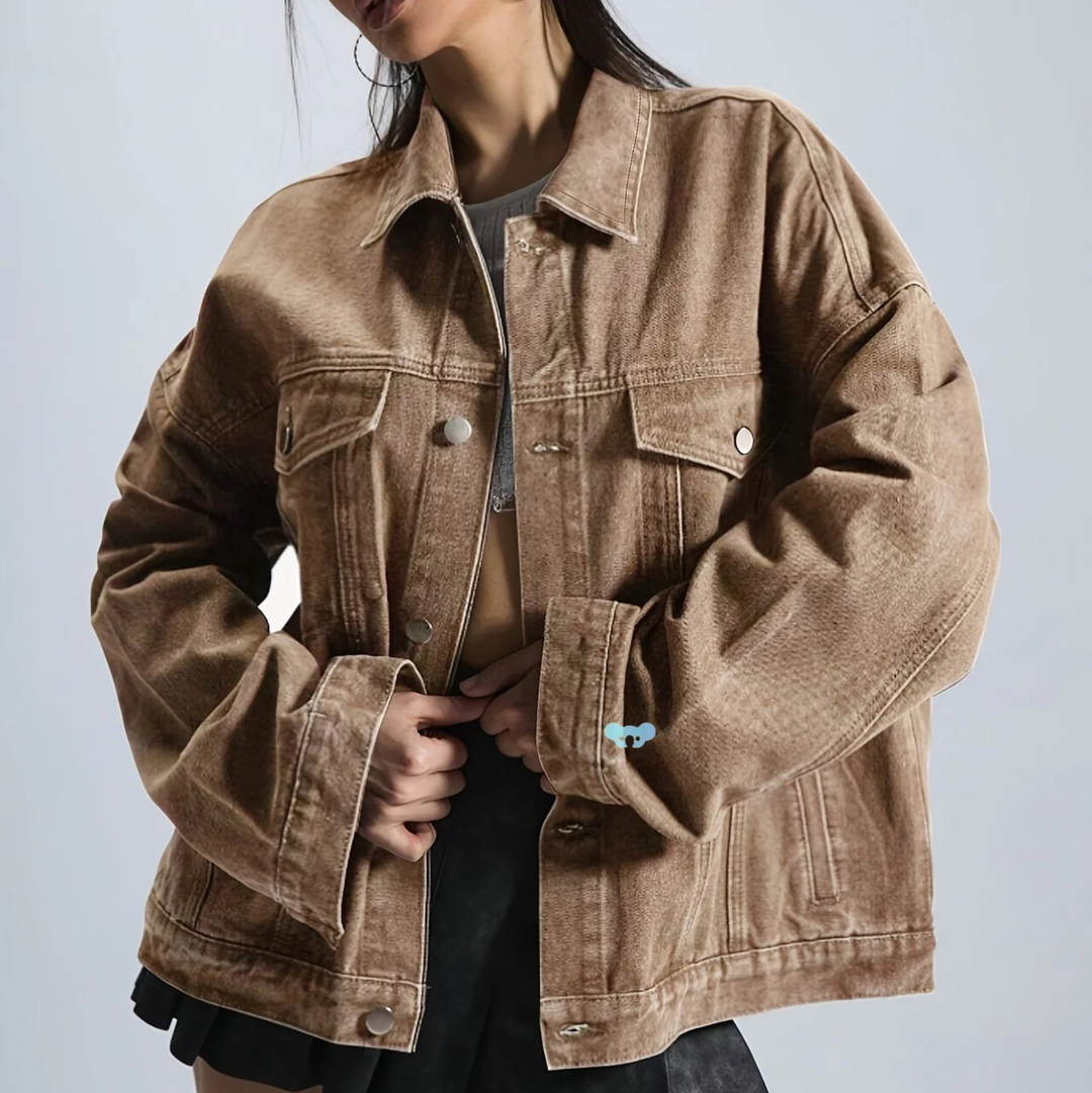 BRONTE™ - Collared Long Sleeve Jacket | Elina Dublin
