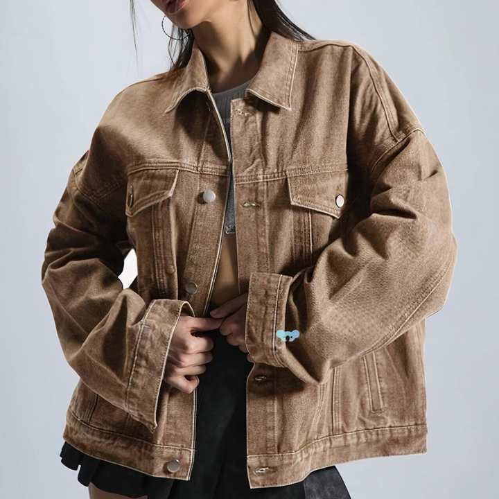 BRONTE™ - Collared Long Sleeve Jacket | Elina Dublin