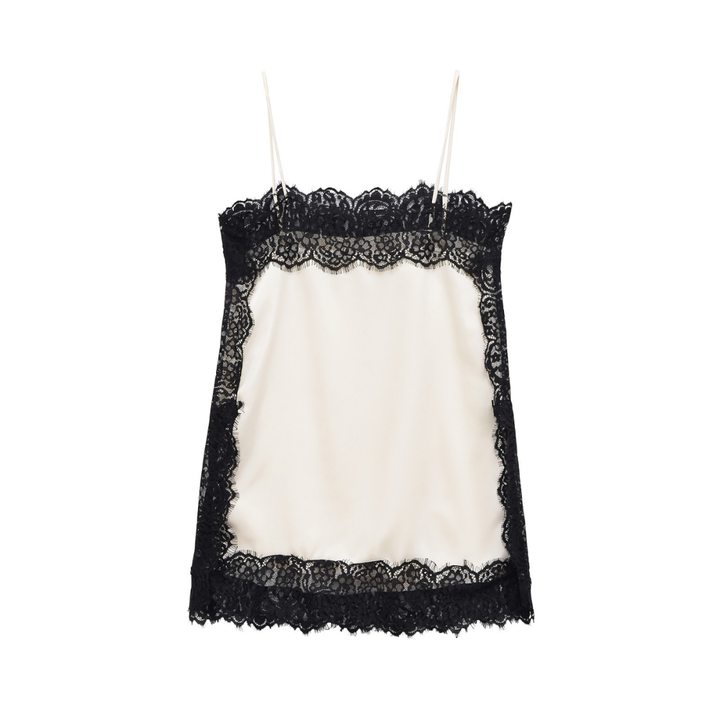 NADELLE™ – Fitted Lace Trim Satin Camisole | Elina Dublin
