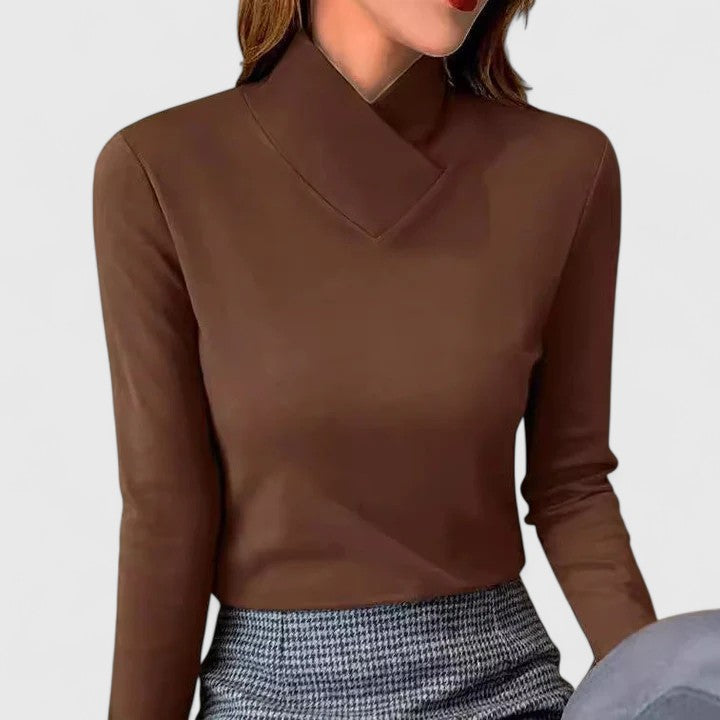 Chloe | Roll-Neck Jumper — Elina Dublin