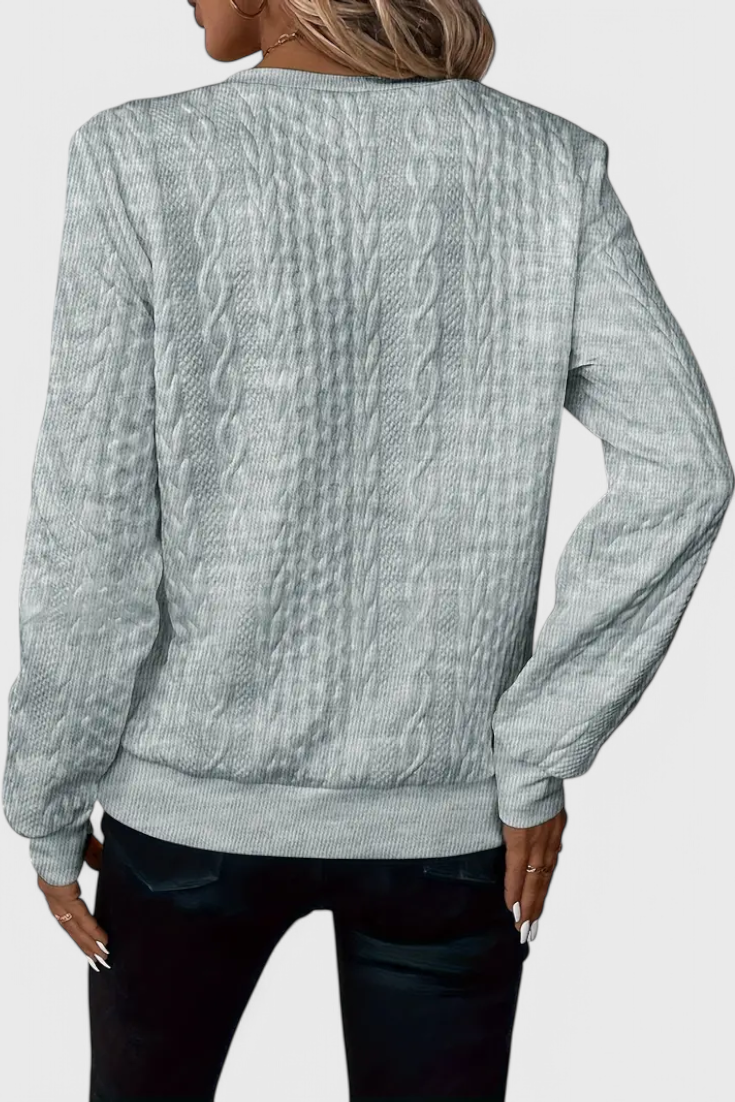 Zoey Soft Zip Knit Jumper | Elina Dublin